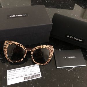 Dolce & Gabbana leopard sunglasses